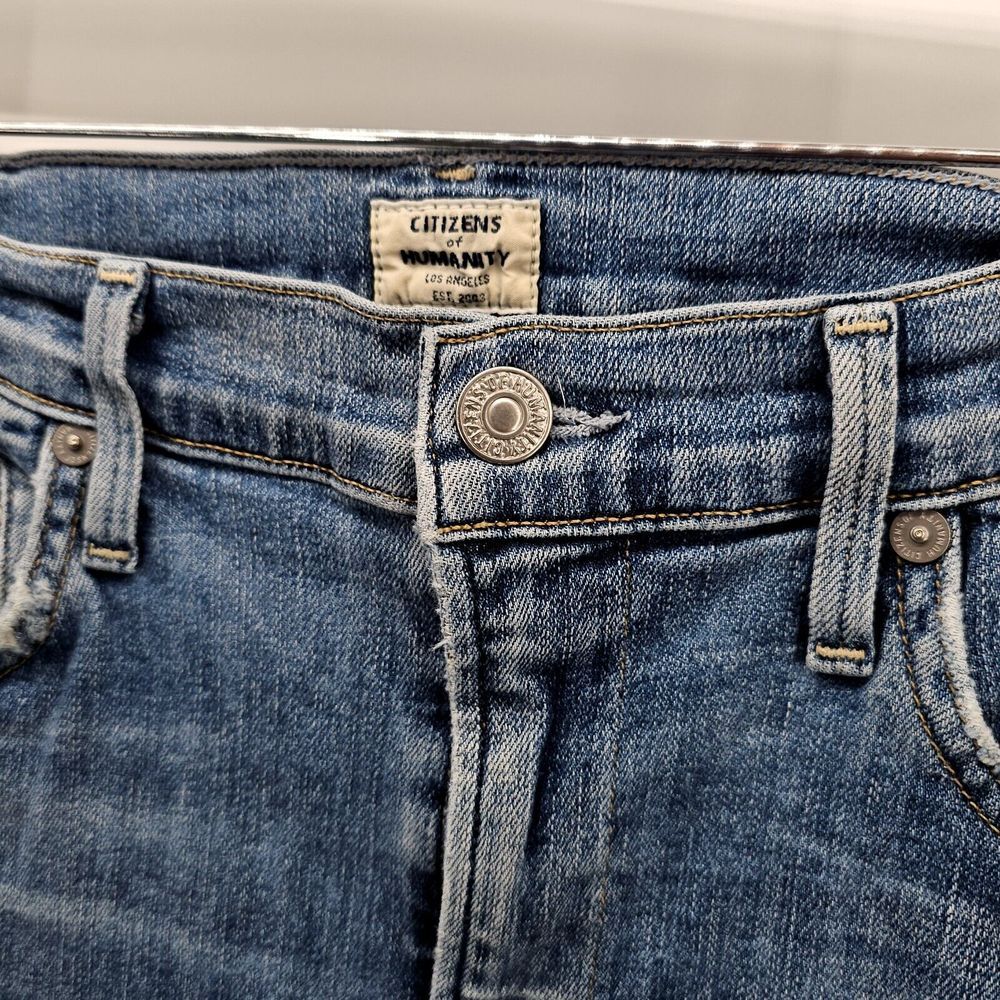 Citizens of Humanity Rocket High Rise‎ Skinny Jeans Distressed Women's Size 28 - Picture 4 of 15